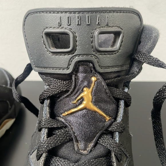 Nike Air Jordan 6 Retro DMP Black Gold 13 little kids 2020 release CT4965-007 - Picture 13 of 14